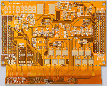 circuit imprimé 2 couches flex-rigide